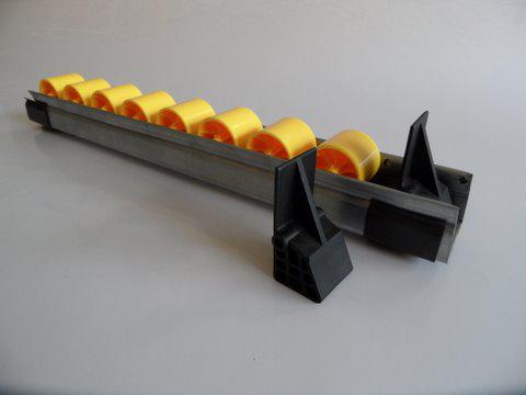 Rollenschienen, roller rails, Tragrollen, rollers,