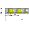 spec_727 Rollenleiste Typ 727- 2000mm