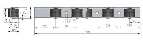 spec rollenleiste 100