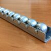 Rollenleiste typ 100V Stahlrollen - hohe Temperaturen geeignet - 2000mm