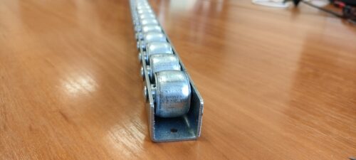 Rollenleiste typ 100V Stahlrollen - hohe Temperaturen geeignet - 2000mm