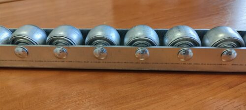 Rollenleiste typ 100V Stahlrollen - hohe Temperaturen geeignet - 2000mm