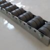 Rollenleiste Typ 670 mit Rollen mit Gummierung