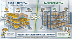 Durchlaufregal-vs-Fachbodenregal-Welches-Lagersystem-passt-zu-Ihnen