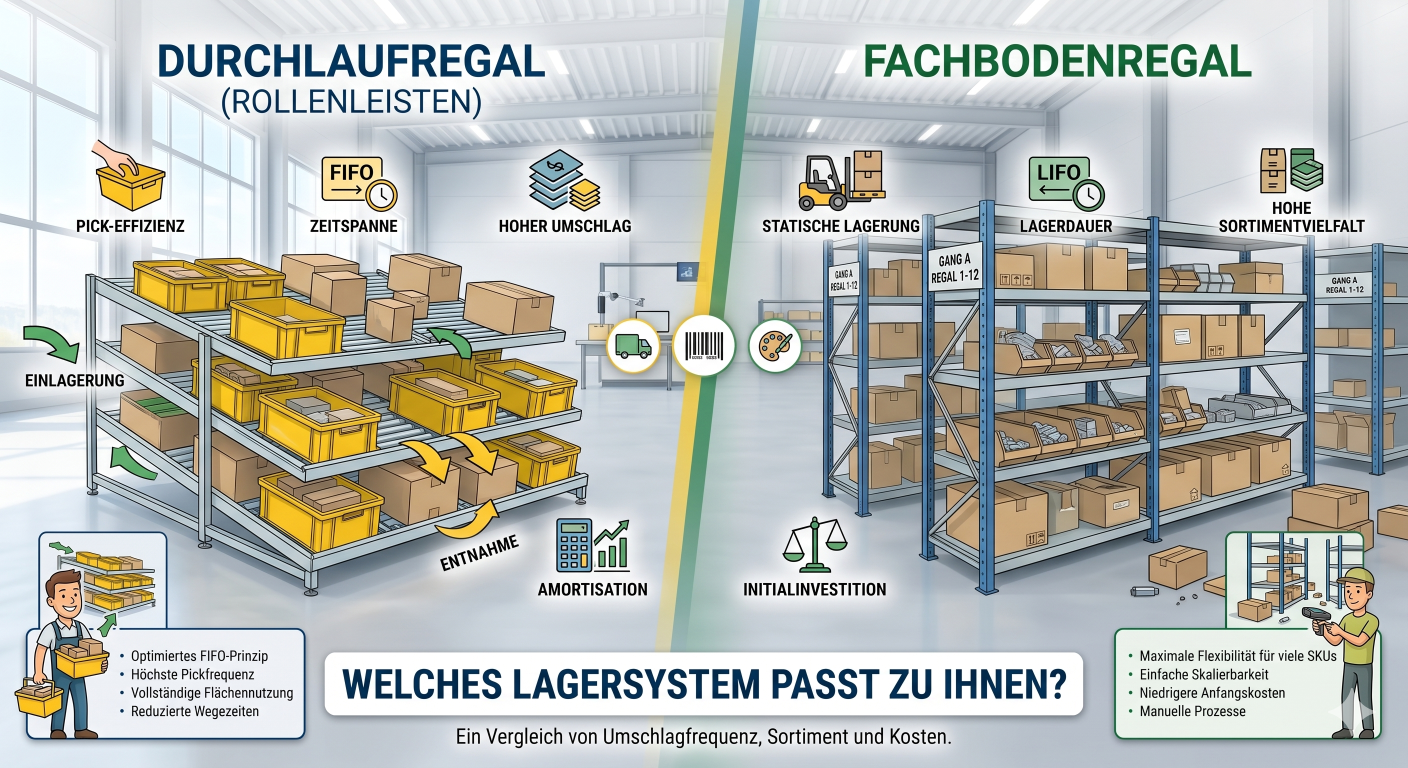 Durchlaufregal-vs-Fachbodenregal-Welches-Lagersystem-passt-zu-Ihnen