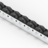 Listwa-T520AS_N Rollenleiste Typ 520AS - mit antistatischen Multidirektionale Rollen ø50 - L=2000mm