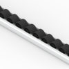 Listwa-T726AS_N Rollenleiste Typ 726AS - mit antistatischen Rollen - L=2000mm