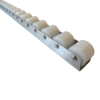 100P- Rollenleiste Typ 100P - PE-Rollen ø28mm, Lebensmittelindustrie - L=2000mm