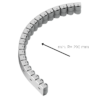 200gbb Rollenleiste Typ 200GBB - gummierte Rollen - Torsionsprofil 1M - L=1983mm