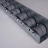 Rollenleiste Typ 650GL - gummierte Rollen - L=2000mm