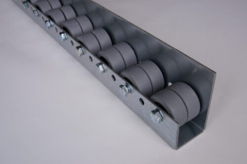 Rollenleiste Typ 650GL - gummierte Rollen - L=2000mm