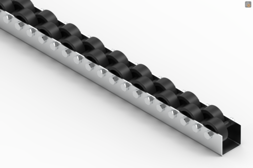 Rollenleiste Typ 656 - L=2000mm