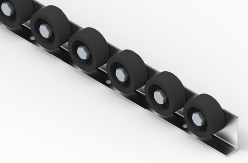 Rollenleiste Typ 801 - PP-Rollen ø42mm P55 - L=2000mm