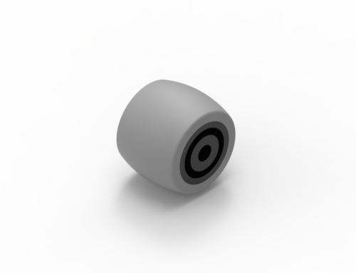 Rollenleiste Typ 100G - gummierte Rollen - L=1200mm