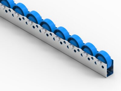 T620_N Rollenleiste Typ 620 - PVC-Rollen ø48mm P50 - L=2000mm