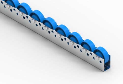T620_N Rollenleiste Typ 620 - PVC-Rollen ø48mm P50 - L=2000mm