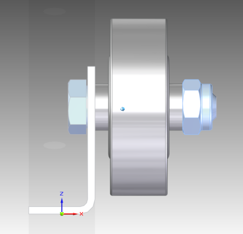 Rollenleiste Typ 805 - Stahlrollen ø48mm, -30°C bis +140°C - L=2000mm