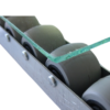 Rollenleiste Typ 100G - gummierte Rollen - L=1200mm