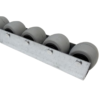 Rollenleiste Typ 100G - gummierte Rollen - L=1200mm