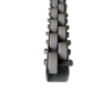 Rollenleiste Typ 655G - gummierte Rollen ø42mm - L=2000mm
