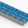 listwy-Rollenschienen-roller-rails-Tragrollen-rollers0 Rollenleiste Typ 620 - PVC-Rollen ø48mm P50 - L=2000mm
