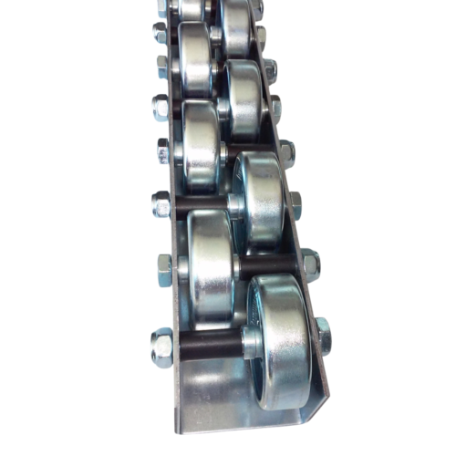 szyna-rolkowa-646- Rollenleiste Typ 646 - Stahl-Doppelrollen ø48mm P31 - L=2000mm