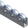 Rollenleiste Typ 621 – Stahlrollen ø48mm, Kugellager, P50 – L=2000mm