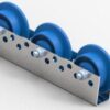 Rollenleiste Typ 620K – Bund-Rollen PVC ø48/66mm, Kugellager, P75 – L=2000mm
