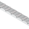 Listwa-T200ST-odwrocona Selbstreinigende Rollenleiste Typ 200STR – POM-C/Inox-Rollen ø27mm, bis +100°C – L=2000mm