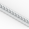 Listwa-T621L_N Rollenleiste Typ 621L – L-Profil mit Seitenführung, Stahlrollen ø48mm, Kugellager, P50 – L=2000mm